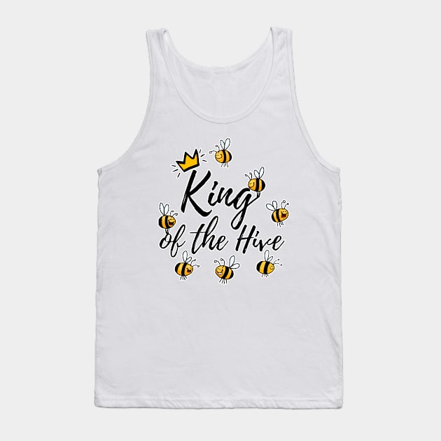 King of the Hive Tank Top by Corrie Kuipers